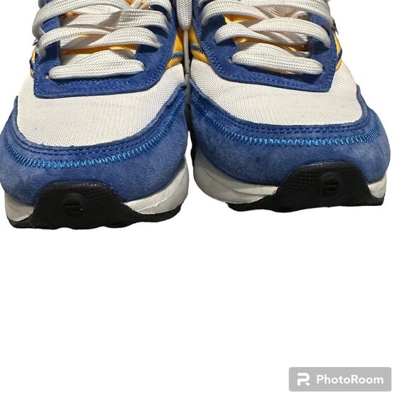 Fila Men\'s White and Blue Trainers main image 7